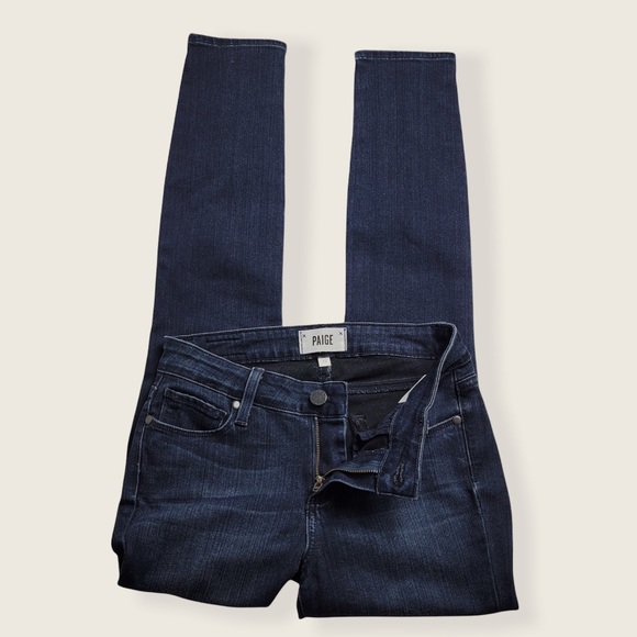 PAIGE Verdugo Ankle Dark Wash Jeans - Picture 2 of 7